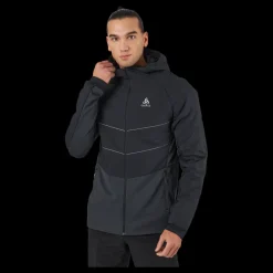 Odlo Jacket Run Easy S-thermic Black Svart