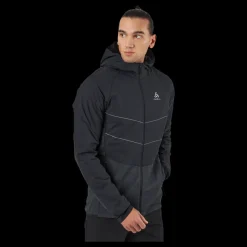 Odlo Jacket Run Easy S-thermic Black Svart