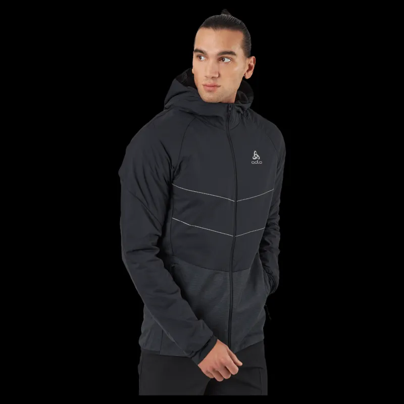 Odlo Jacket Run Easy S-thermic Black Svart