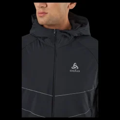 Odlo Jacket Run Easy S-thermic Black Svart