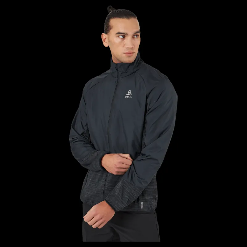 Odlo Jacket Run Easy Warm Hybrid Black Svart Outlet