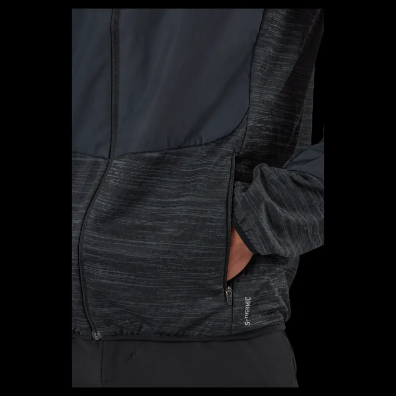 Odlo Jacket Run Easy Warm Hybrid Black Svart Outlet