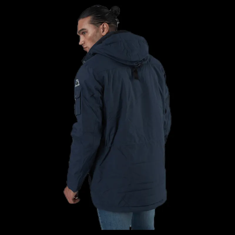 Kappa Jackson Winter Jacket Hood Blue Blå Online