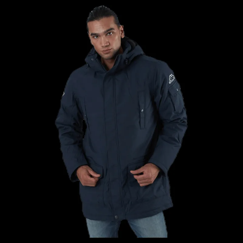 Kappa Jackson Winter Jacket Hood Blue Blå Online