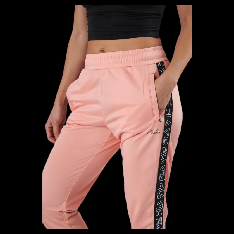 New Fila Jacoba Taped Track Pants Pink Rosa