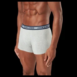 Outlet Jack & Jones Jacoliver Trunks 5 Pack Noos Dark Grey Melange Grå