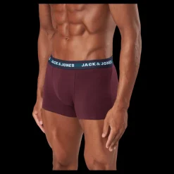 Outlet Jack & Jones Jacoliver Trunks 5 Pack Noos Dark Grey Melange Grå
