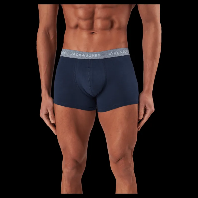 Jack & Jones Jacserge Trunks 5-pack Navy Blazer Blå