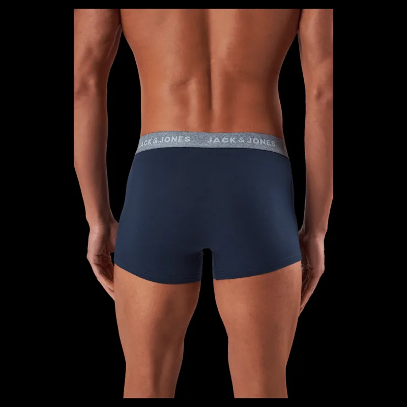 Jack & Jones Jacserge Trunks 5-pack Navy Blazer Blå