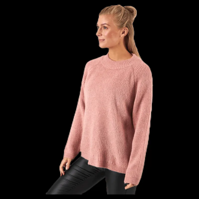 Best Only Jade L/S Pullover Knt Red Röd
