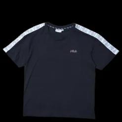 Discount Fila Jakena Taped Tee Black Svart