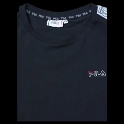 Discount Fila Jakena Taped Tee Black Svart