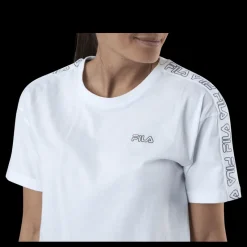Clearance Fila Jakena Taped Tee White Vit