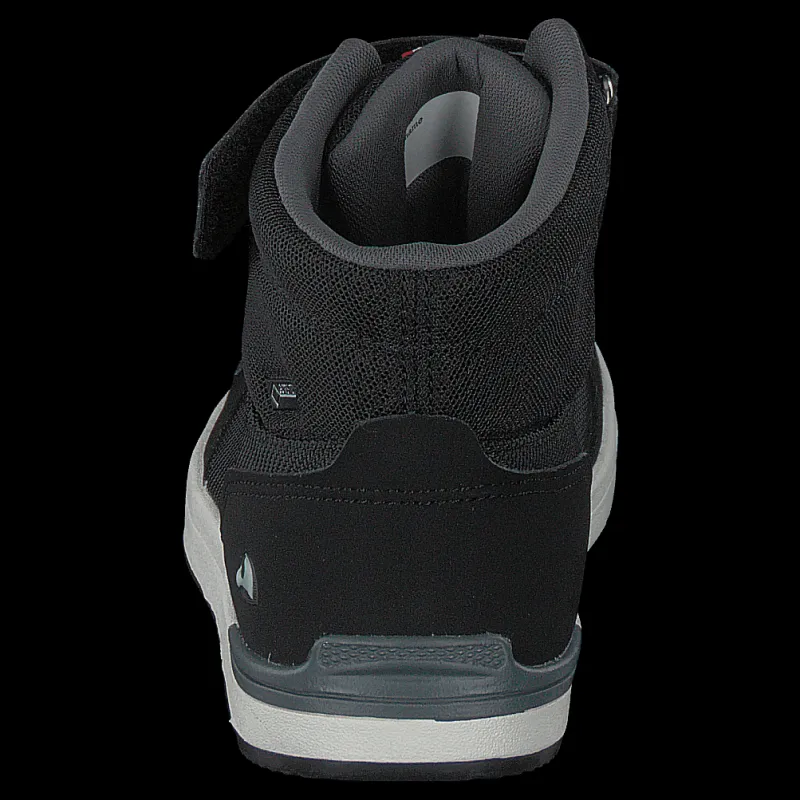 Clearance Viking Jakob Mid Kids Gtx Black/charcoal Svart