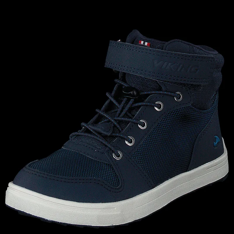 Online Viking Jakob Mid Kids Gtx Navy Blå