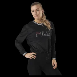 Fila Jalina Cropped Sporty Mesh Shirt Black