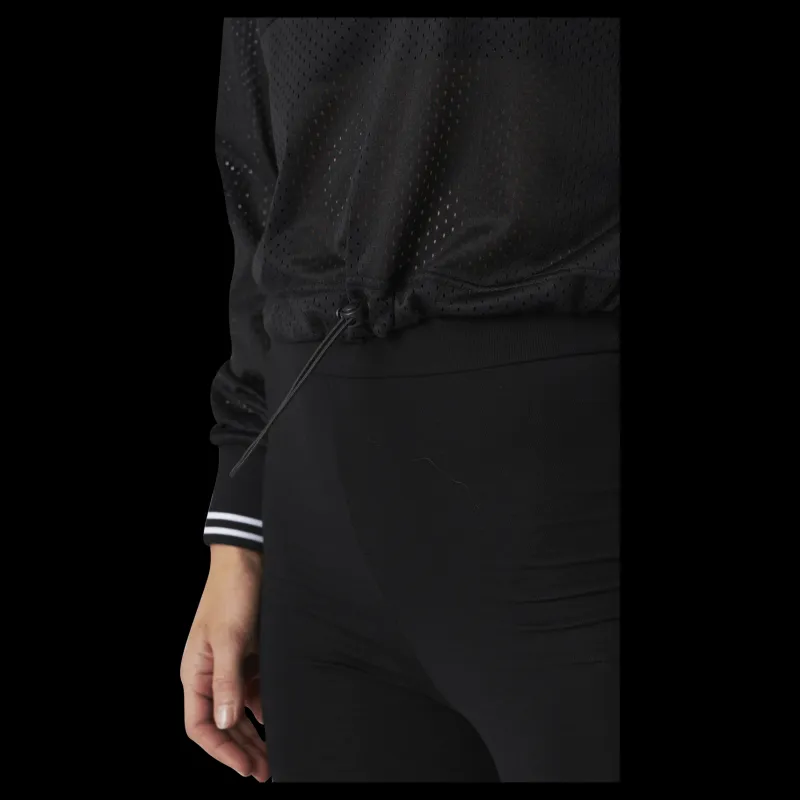 Fila Jalina Cropped Sporty Mesh Shirt Black