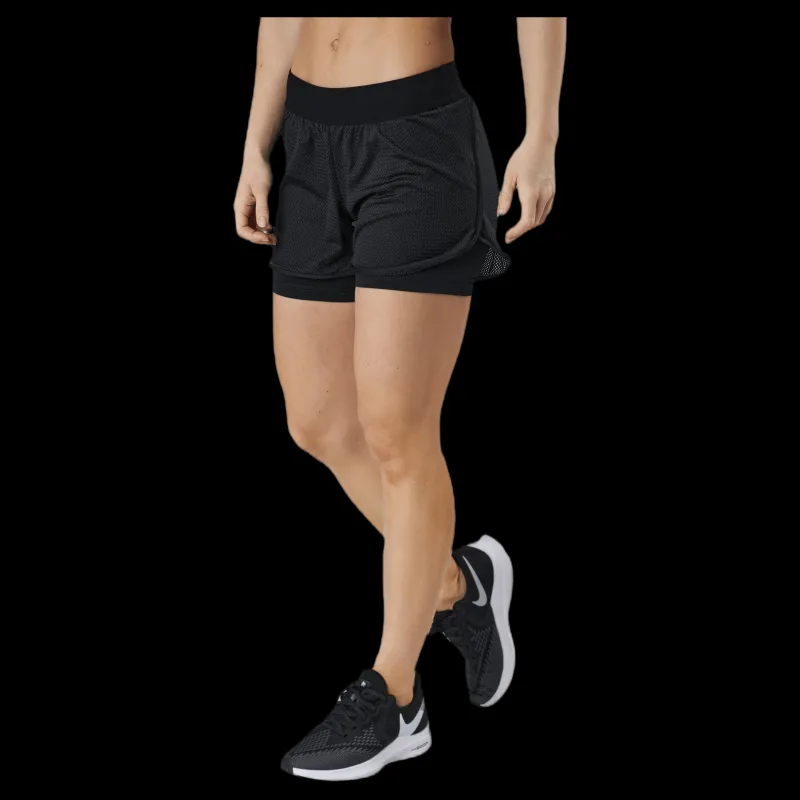 Only Play Jama Loose Train Shorts Black Svart Hot