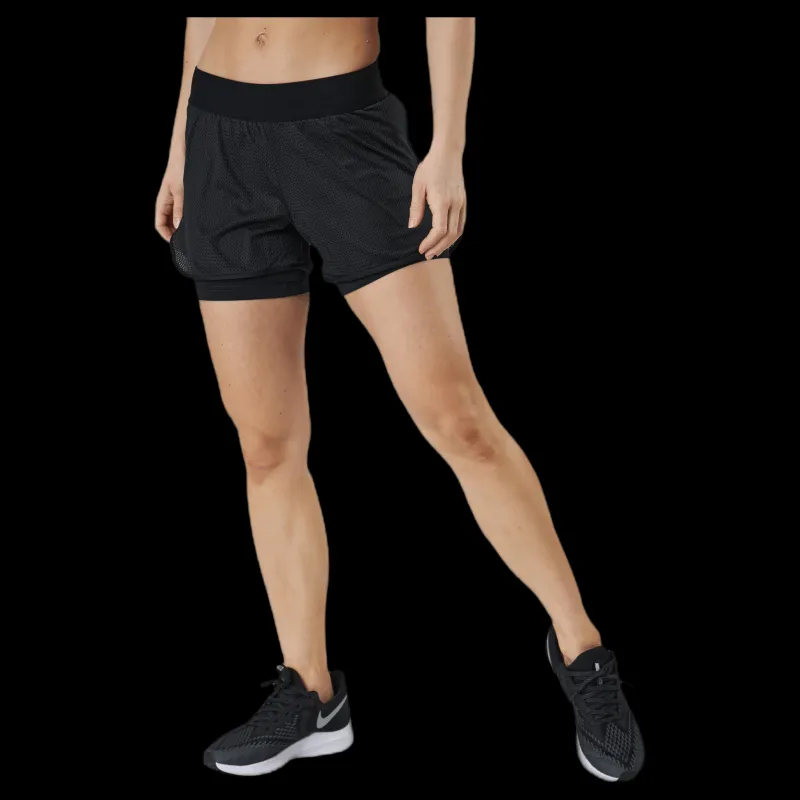 Only Play Jama Loose Train Shorts Black Svart Hot