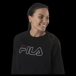 Fila Jamina Cropped Crew Sweat Black Svart