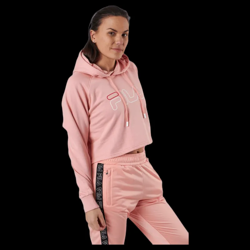 Fila Jana Cropped Hoody Pink Rosa New