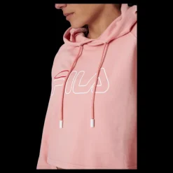Fila Jana Cropped Hoody Pink Rosa New