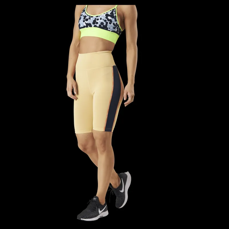 Kari Traa Janni High Waist Shorts Yellow Gul