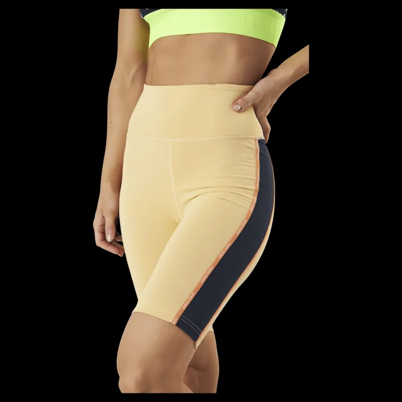 Kari Traa Janni High Waist Shorts Yellow Gul