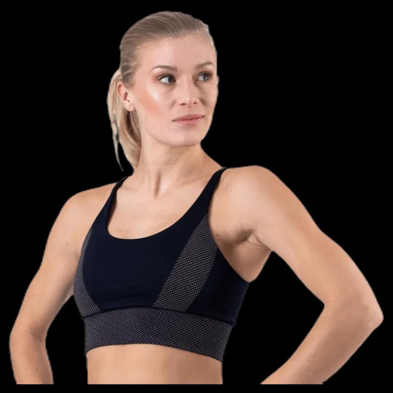 Filippa K Jaquard Seamless Top Blue Blå Clearance