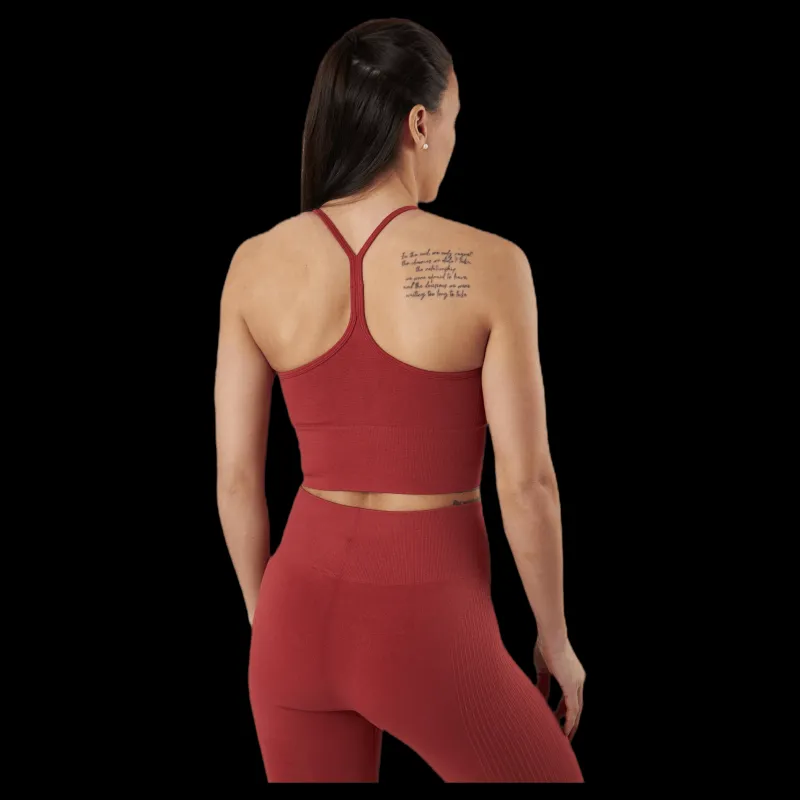 Discount Only Play Jari Cir Crop Top Red Röd