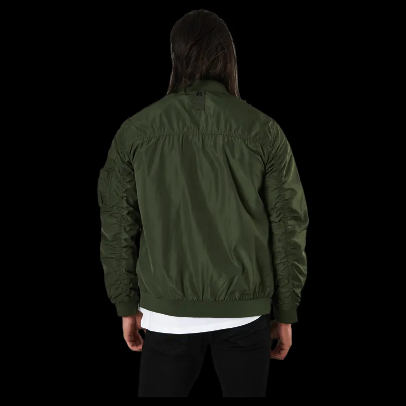 Discount Jack & Jones Jaxson Bomber Rifle Green Grön