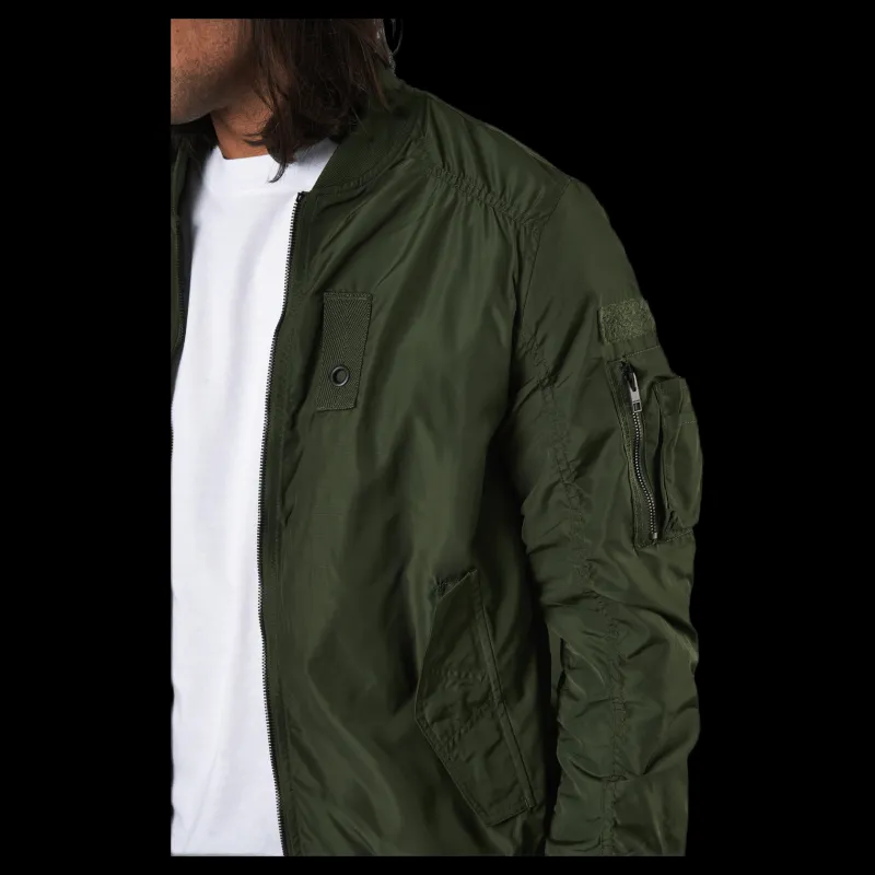 Discount Jack & Jones Jaxson Bomber Rifle Green Grön