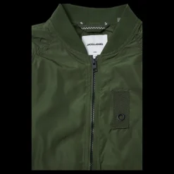 Discount Jack & Jones Jaxson Bomber Rifle Green Grön