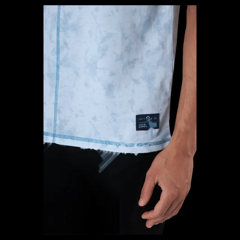 Jack & Jones Jcowayne Tee Ss Crew Neck Deep Water Blå Hot