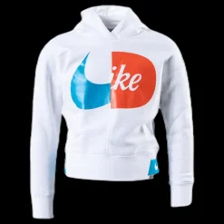 Nike JDI Fleece Hoody Junior White Vit Best