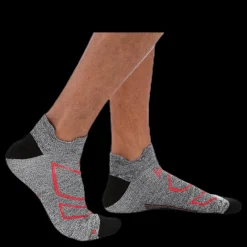 Hot Norfolk Jeff Mid-cut Merinowool Running Sock Grey Grå