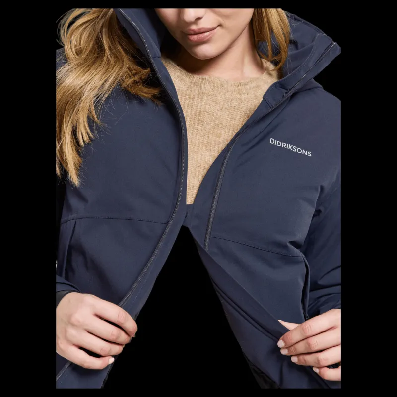 Didriksons Jennie Wns Jkt Dark Night Blue Discount