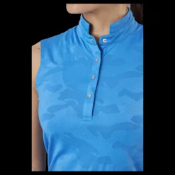 Sale Daily Sports Jess Ss Polo Shirt Pacific Blå