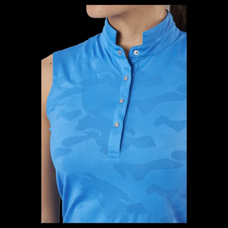 Sale Daily Sports Jess Ss Polo Shirt Pacific Blå