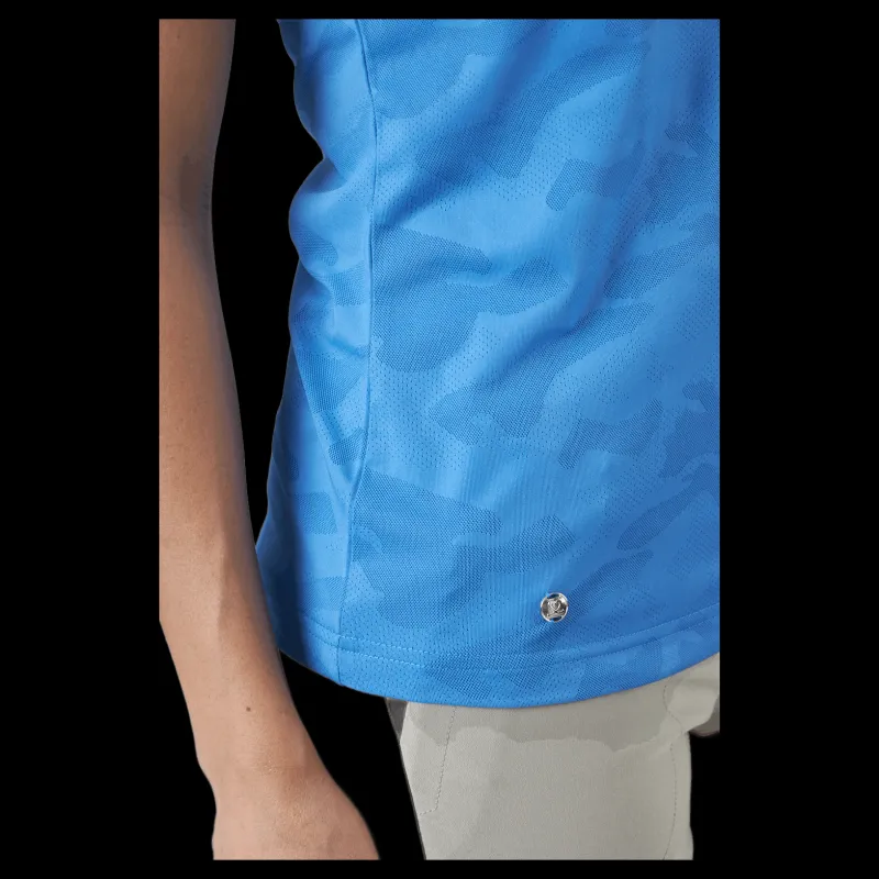Sale Daily Sports Jess Ss Polo Shirt Pacific Blå
