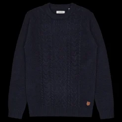 Online Jack & Jones Jjcraig Knit Crew Neck Sky Captain Svart
