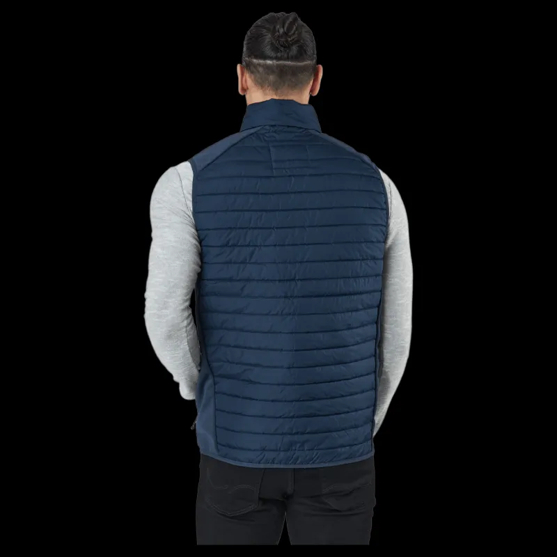 Jack & Jones Jjemulti Bodywarmer Collar Noo Navy Blazer Flerfärgad Best