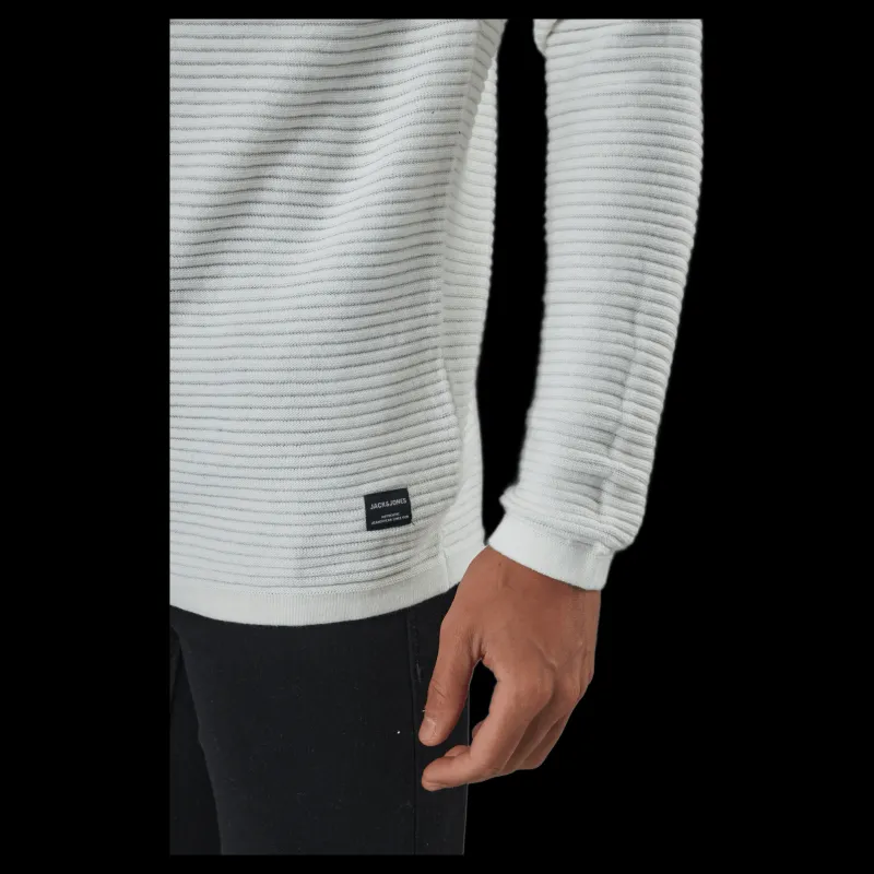 Best Jack & Jones Jjewind Knit Crew Neck Cloud Dancer Vit