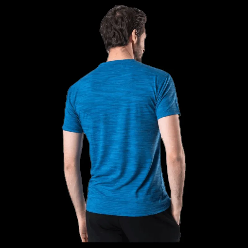 Virtus Joker Melange S/S Tee Blue Blå Hot