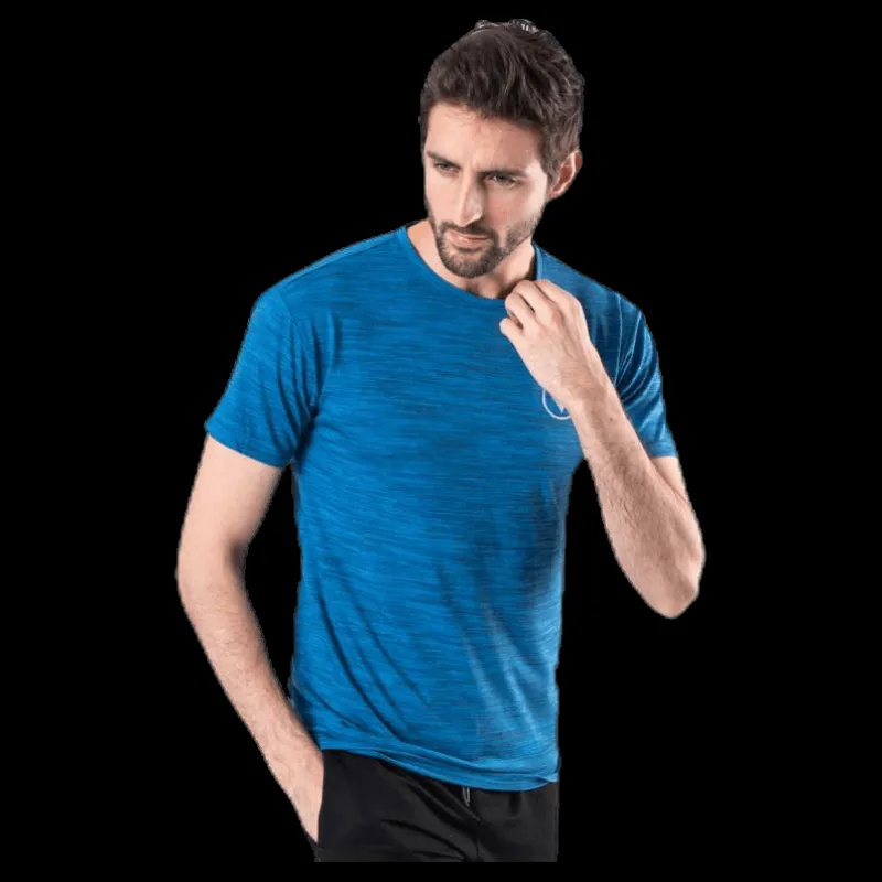 Virtus Joker Melange S/S Tee Blue Blå Hot