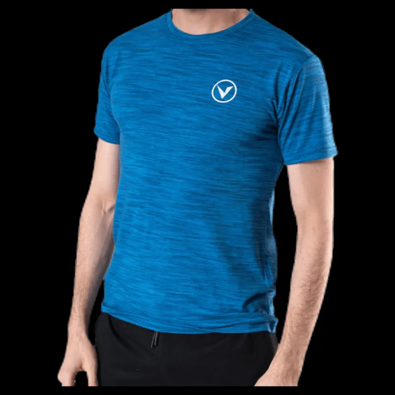 Virtus Joker Melange S/S Tee Blue Blå Hot