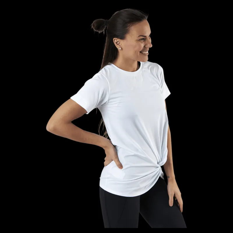 Online Röhnisch Jolie Knot Tee White Vit