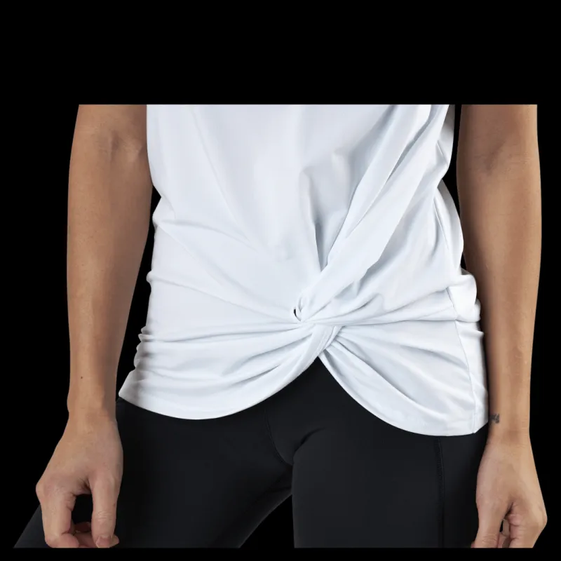 Online Röhnisch Jolie Knot Tee White Vit
