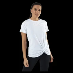 Online Röhnisch Jolie Knot Tee White Vit