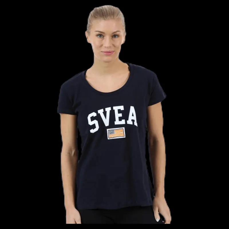 Svea Josefin Tee Blue Blå Discount